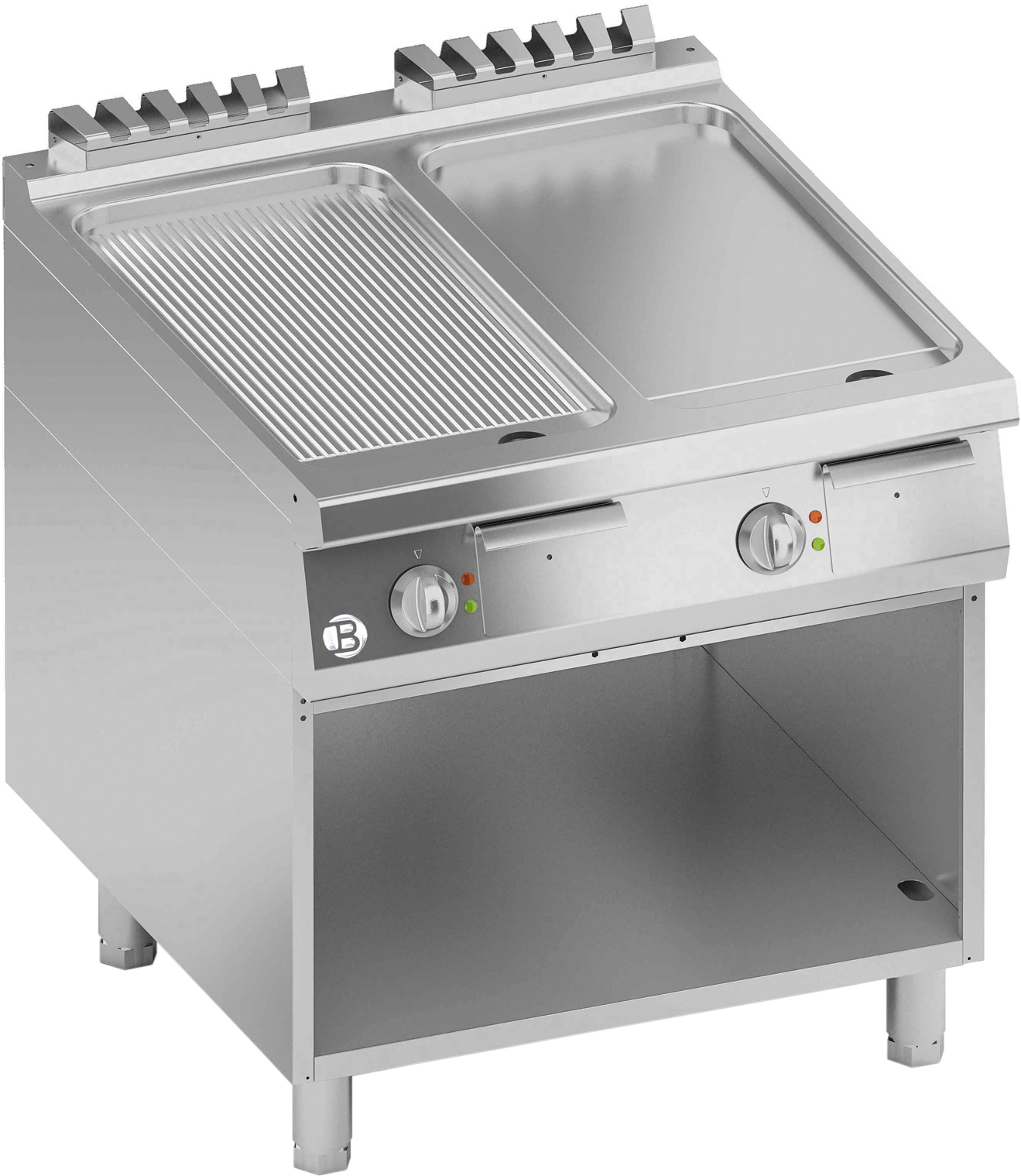 Elektro-Griddleplatte gerillt&glatt S900