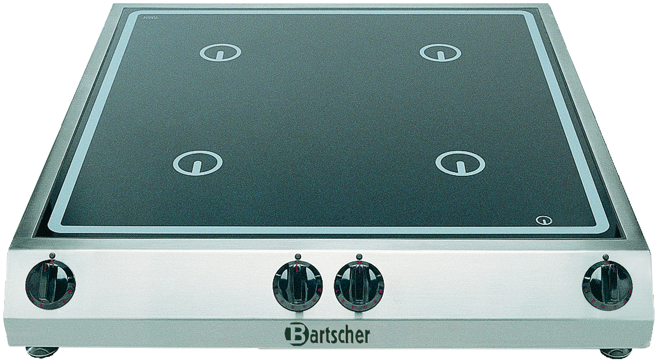 Induktionskocher 4 Felder à 3.5kW ø230mm