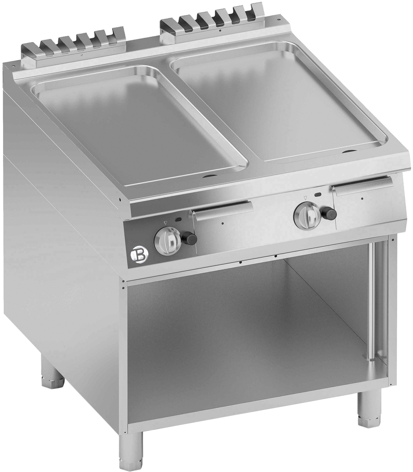 Gas-Griddleplatte glatt S900 - 800