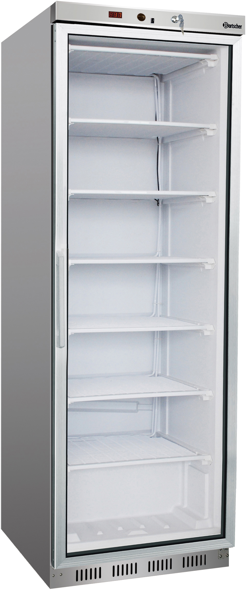 Tiefkühlschrank mit Glastür 340LGT