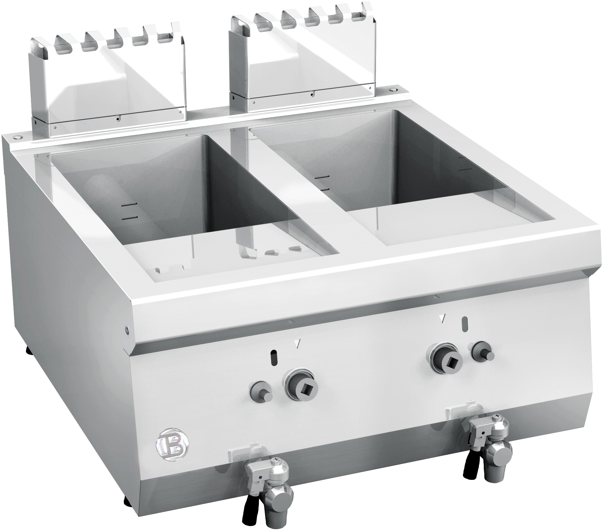 Gas-Fritteuse 2 Becken à 8 Liter