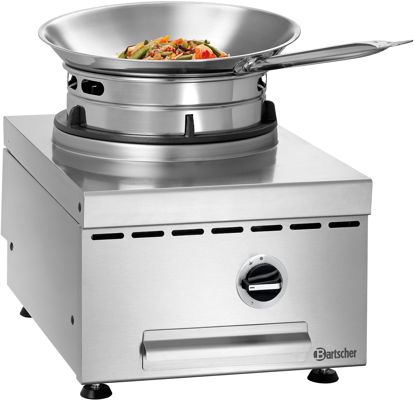 Gas-Wok-Tischherd, 1 Brenner à 11.5 kW