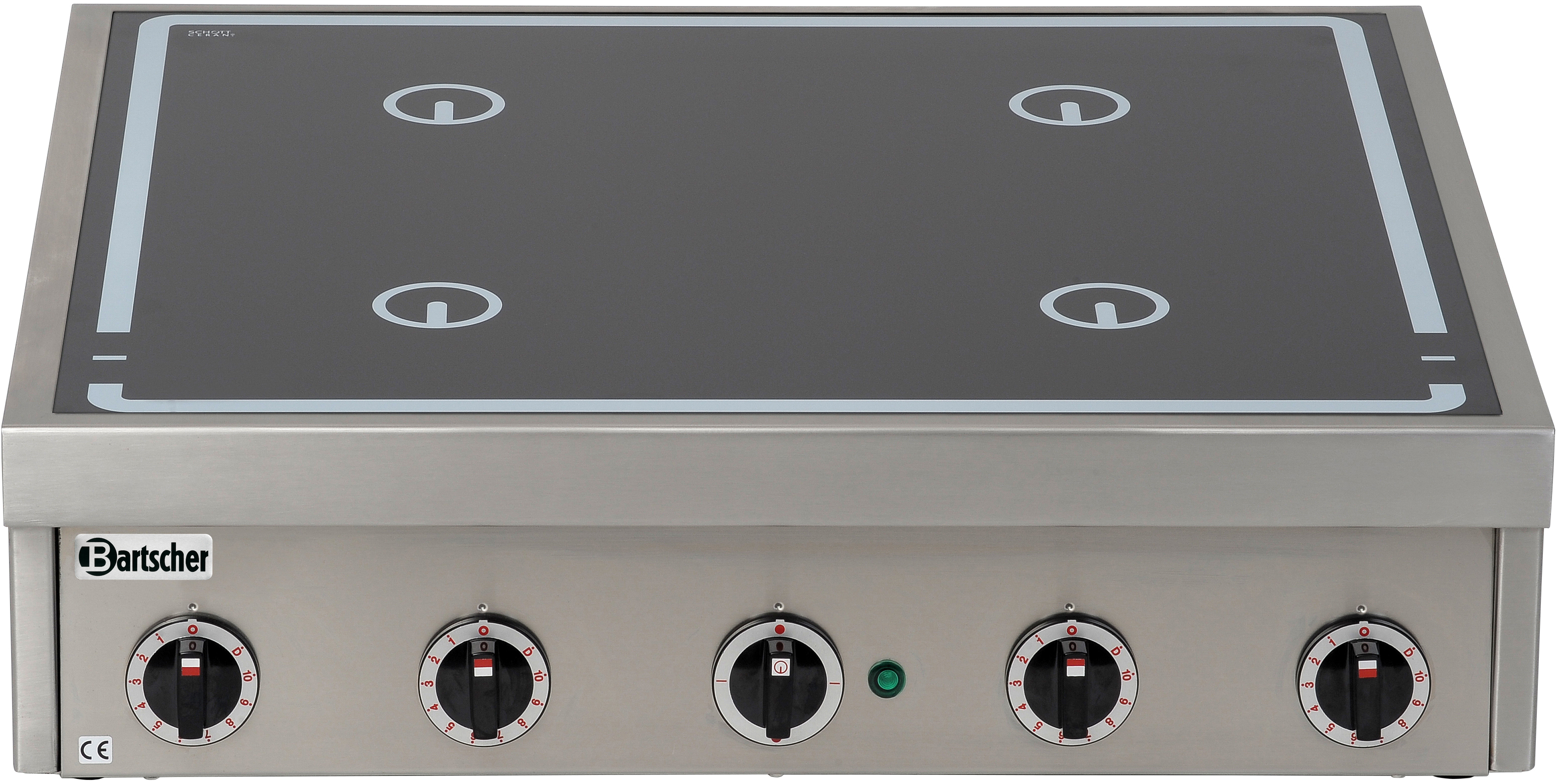 Ceranherd 4 Felder ø210mm 2.3 kW - TE