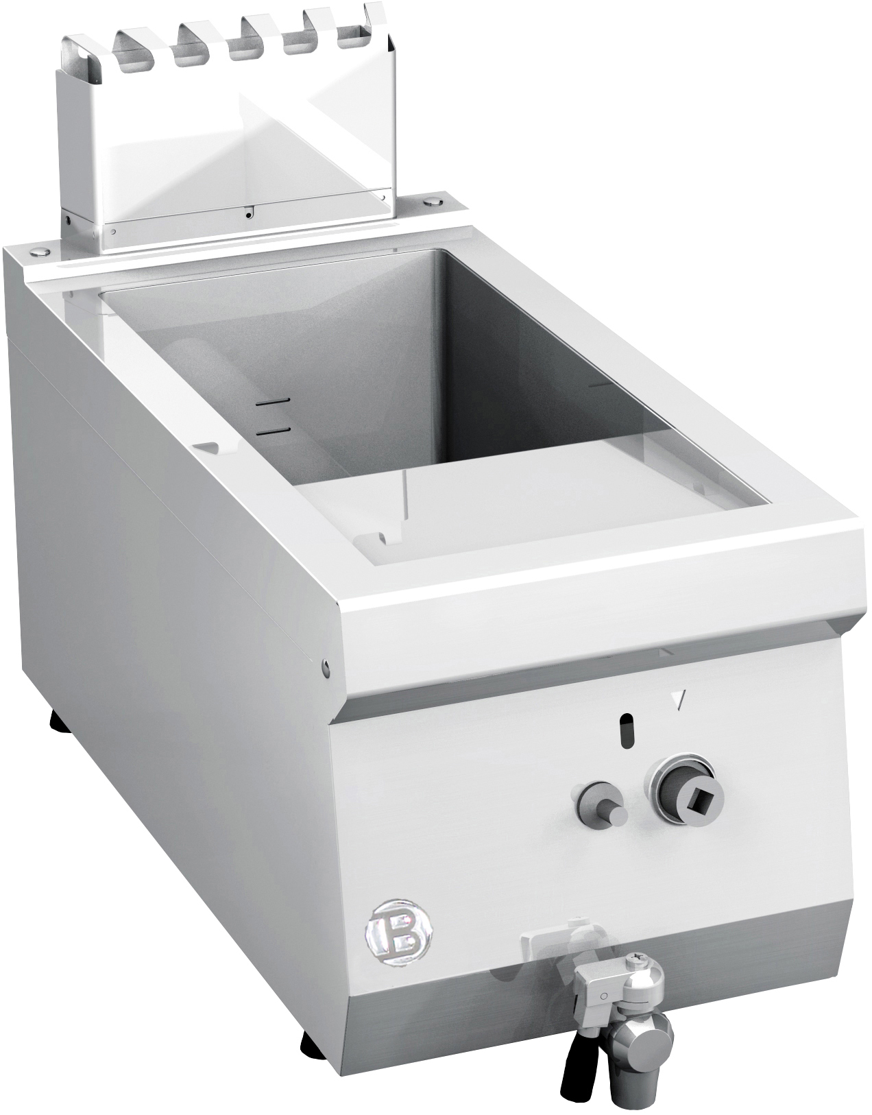 Gas-Fritteuse 1 Becken à 8 Liter