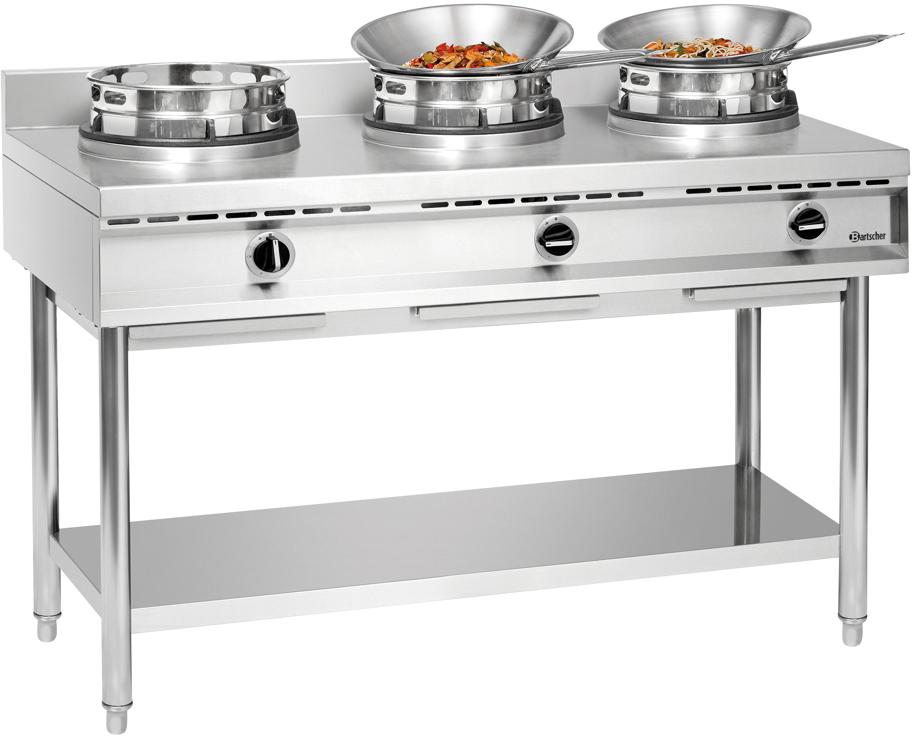Gas-Wokherd GWH3, 3 Brenner à 11.5 kW
