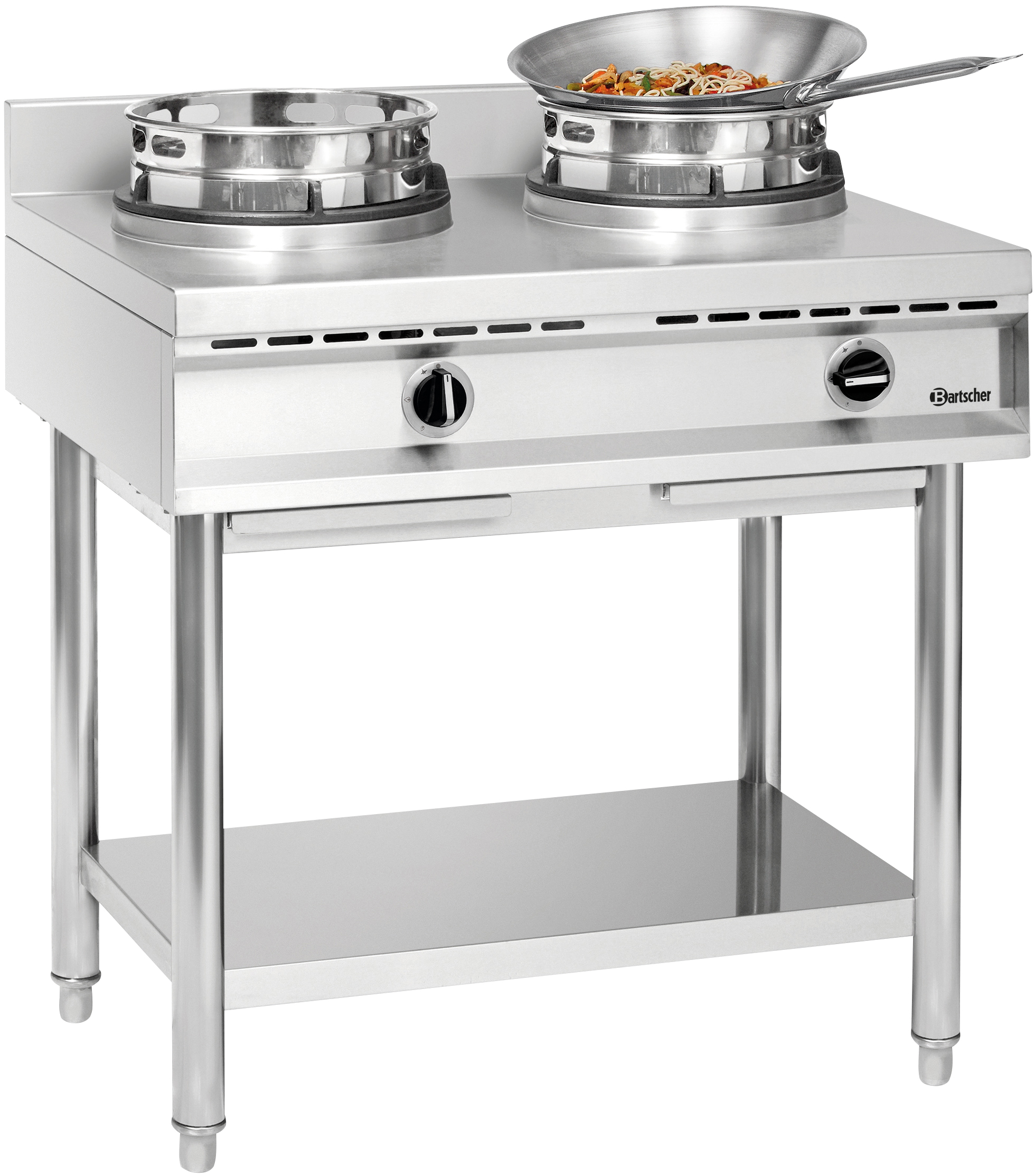 Gas-Wokherd GWH2, 2 Brenner à 11.5 kW