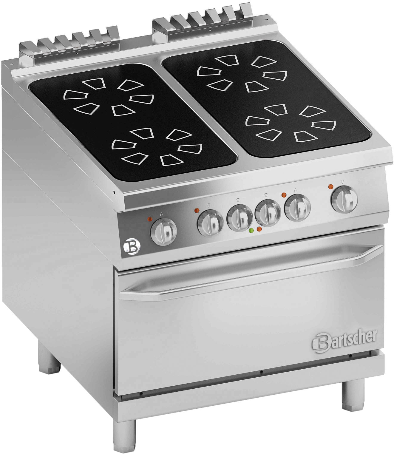 Ceranherd 4 Felder, E-Backofen GN 2/1