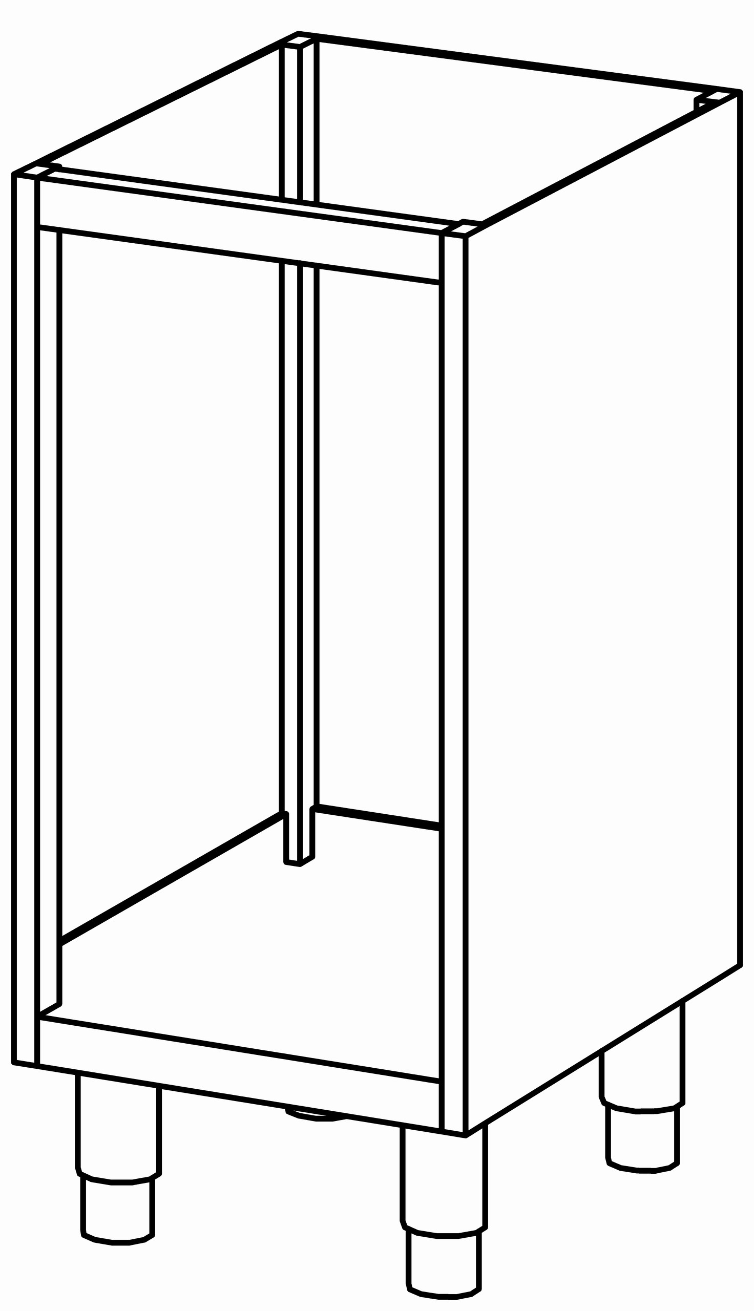 Schrankunterbau offen 400x580