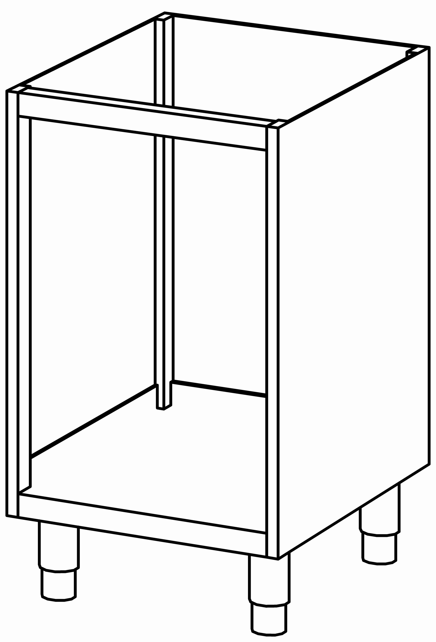 Schrankunterbau offen 500x680