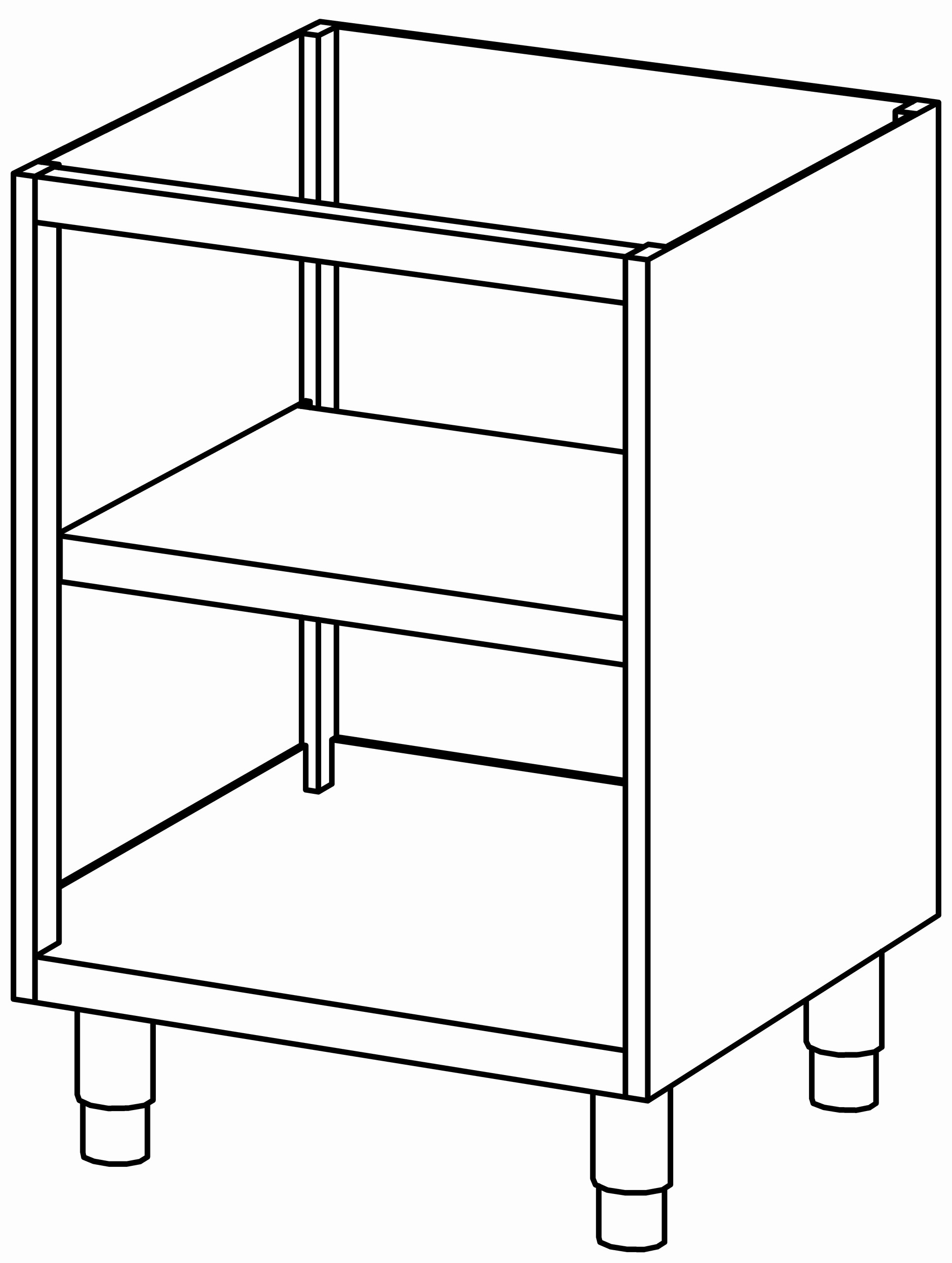 Schrankunterbau offen 600x680, ZB