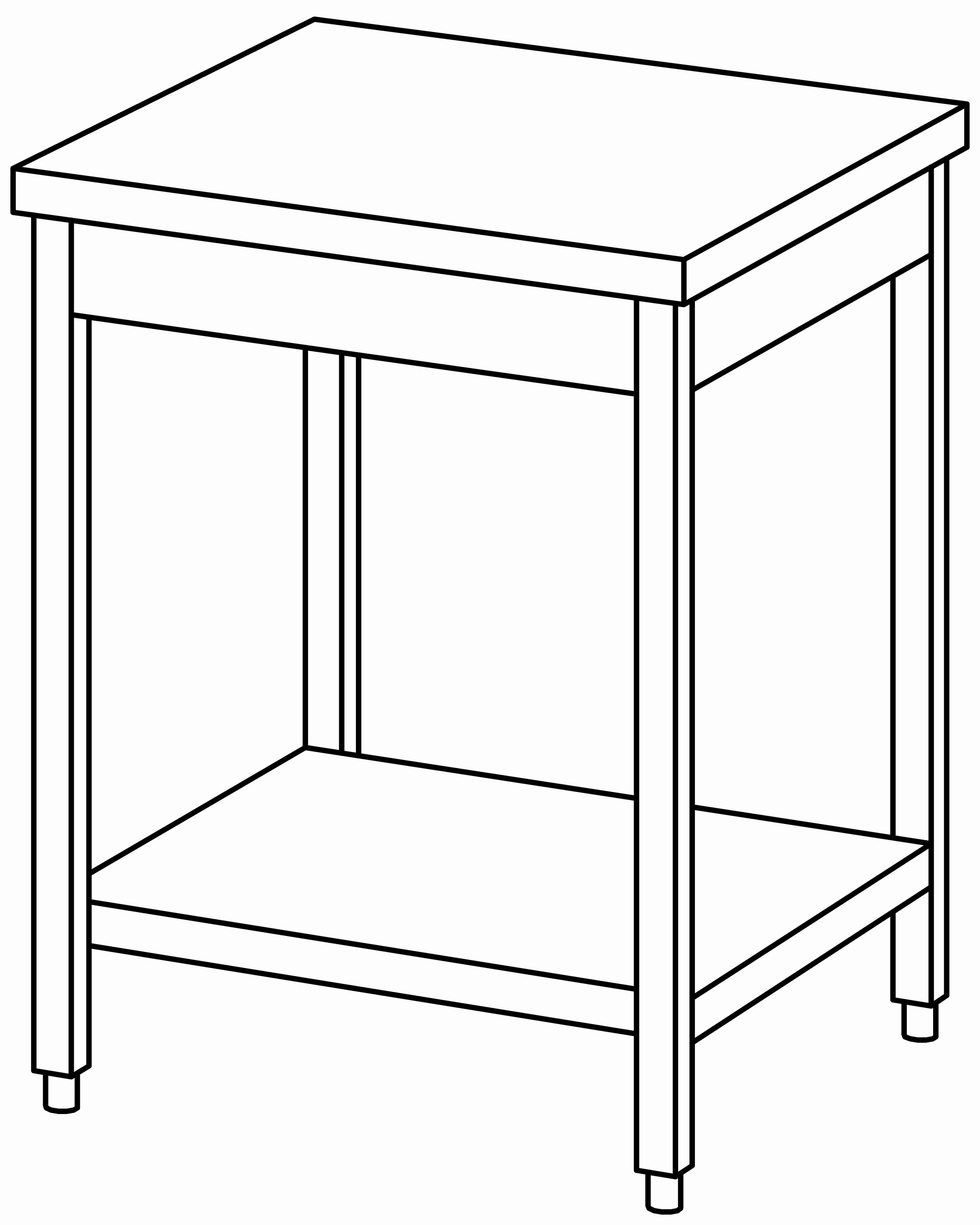 Arbeitstisch 700x700, GB, ohne Aufk.