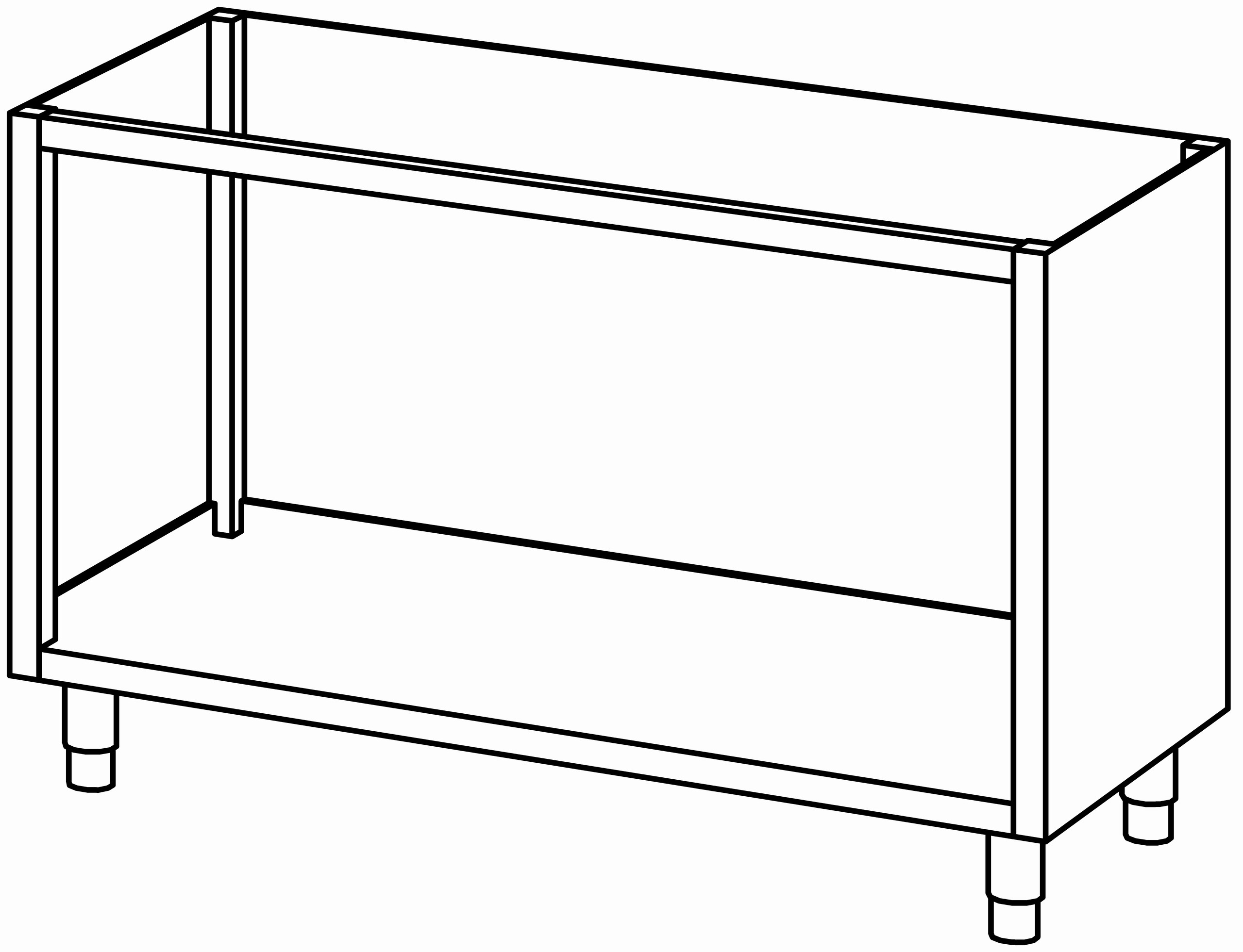 Schrankunterbau offen 1400x680