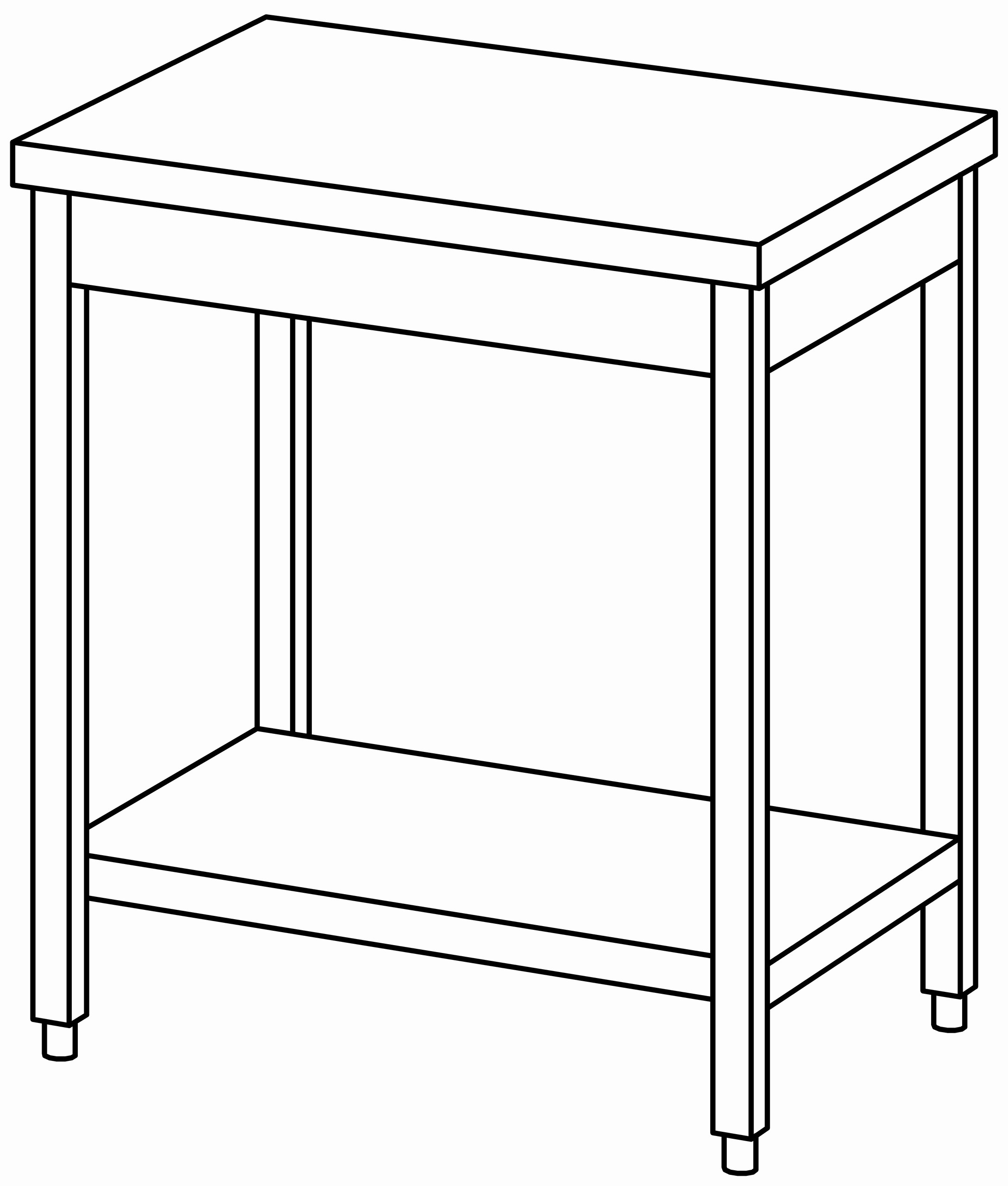 Arbeitstisch 800x600, GB, ohne Aufk.