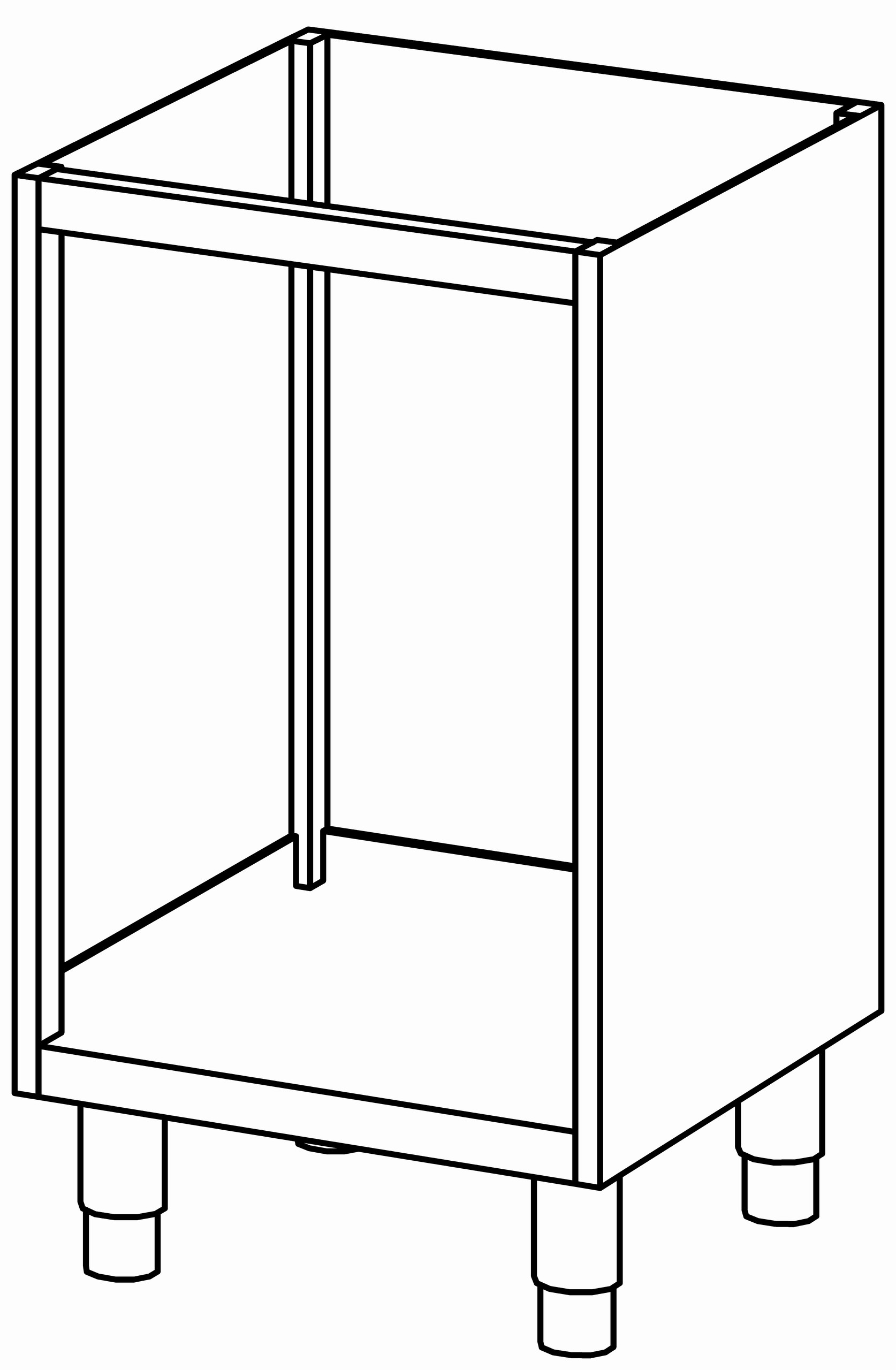 Schrankunterbau offen 500x580
