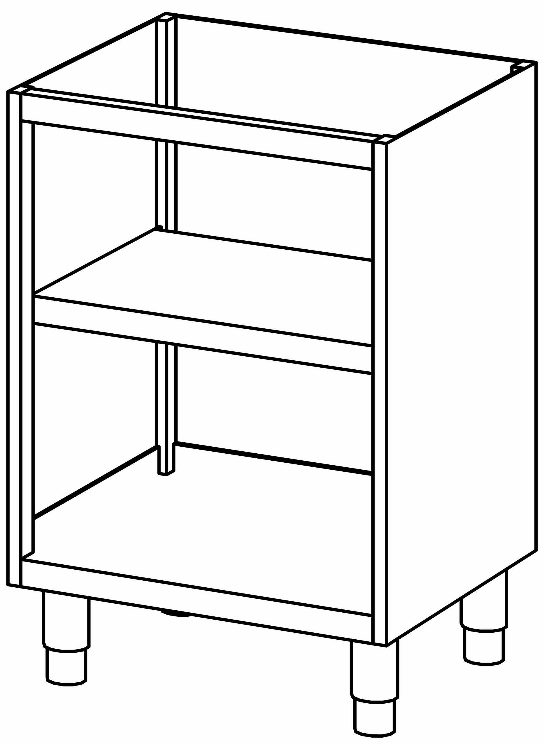 Schrankunterbau offen 600x580, ZB