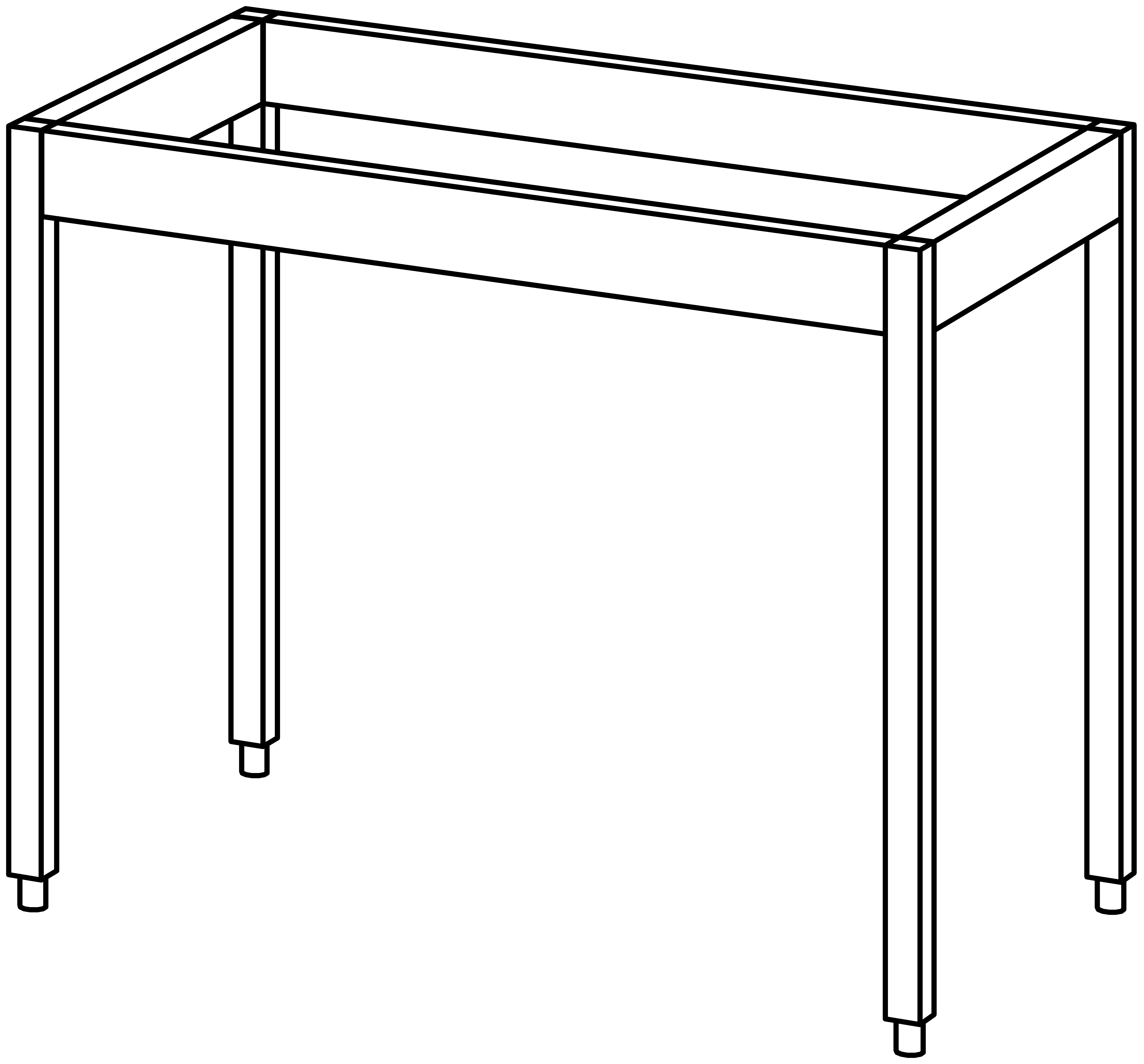 Unterbau-Arbeitstisch offen 1100x660