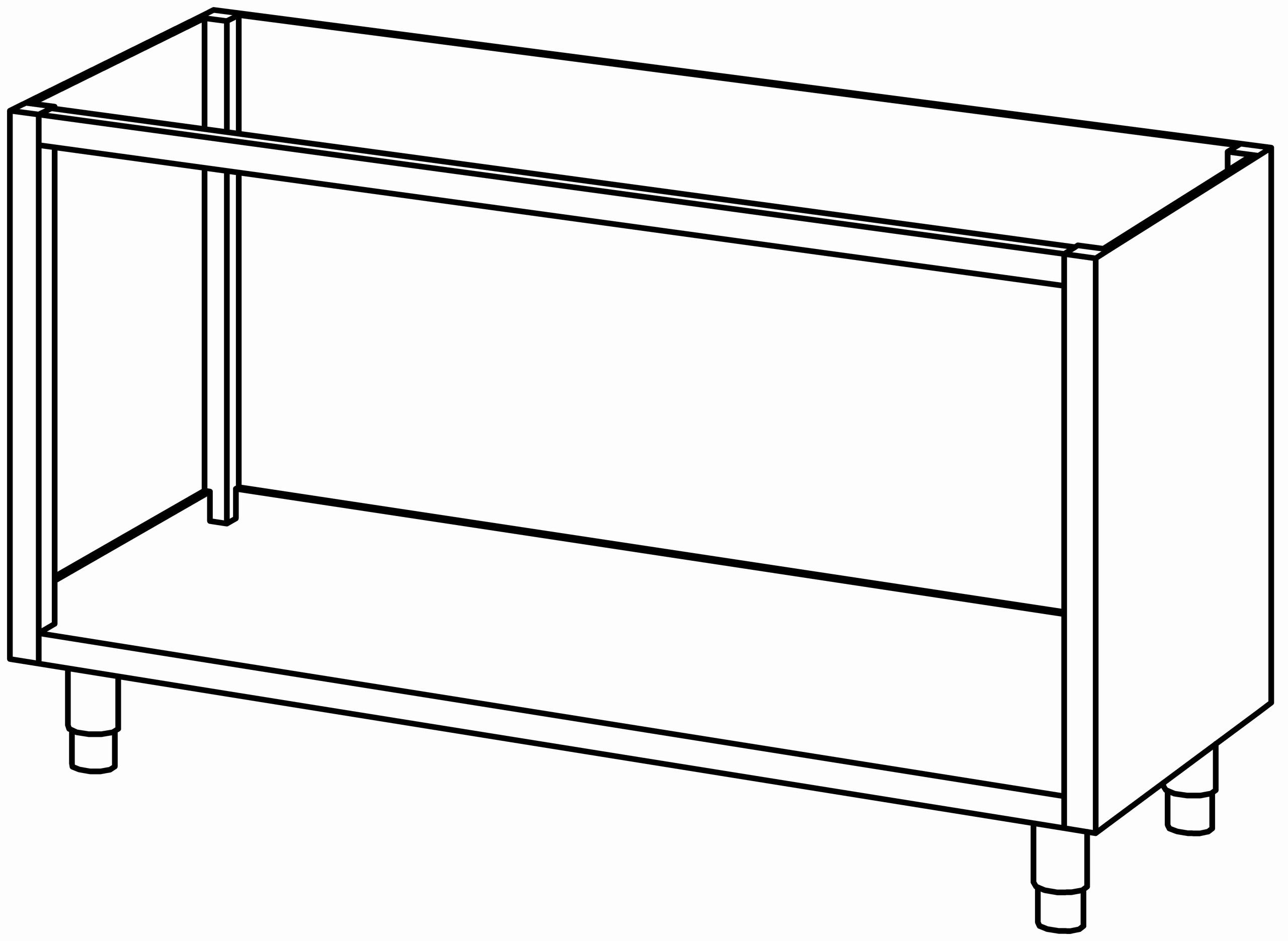 Schrankunterbau offen 1500x680