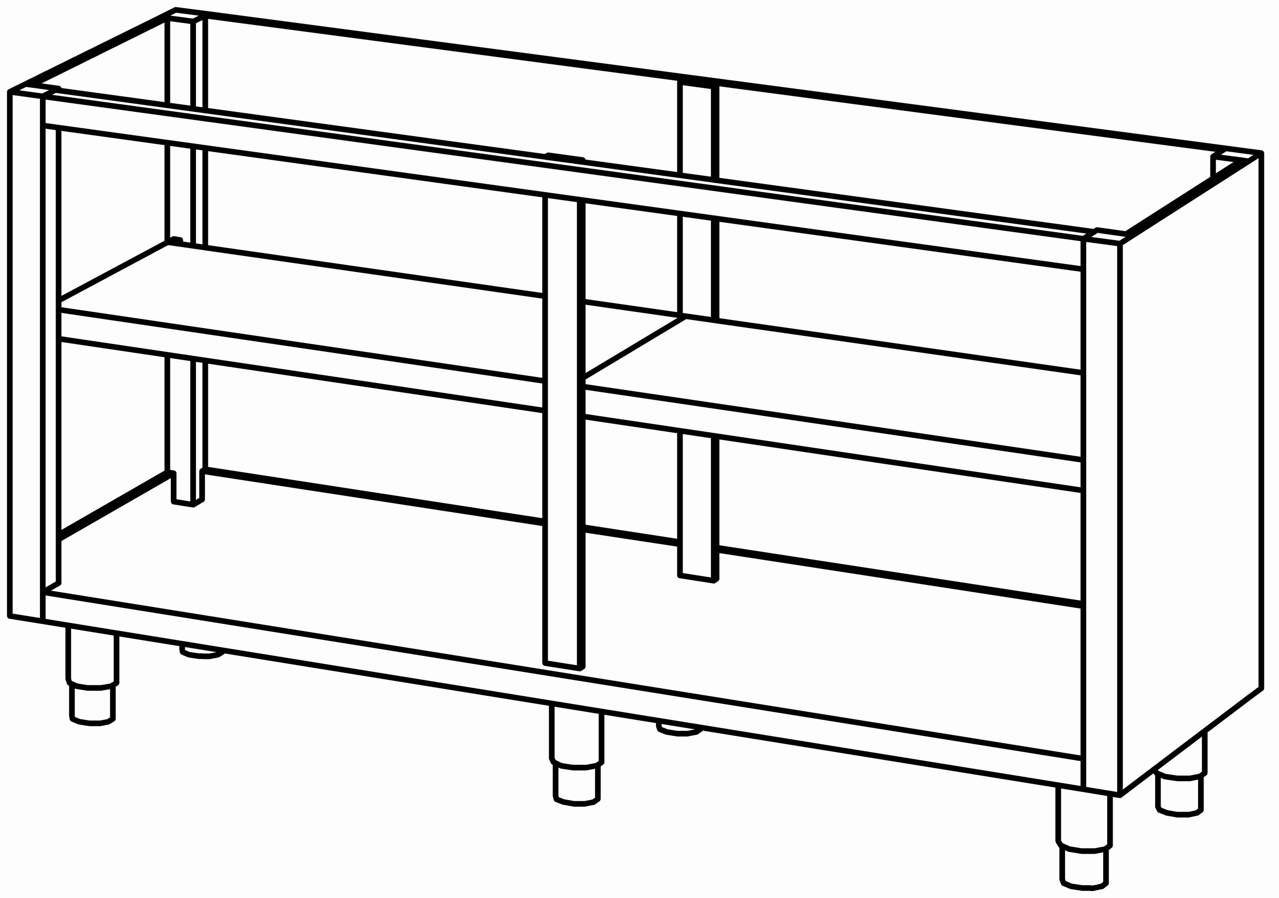 Schrankunterbau offen 1600x580, ZB