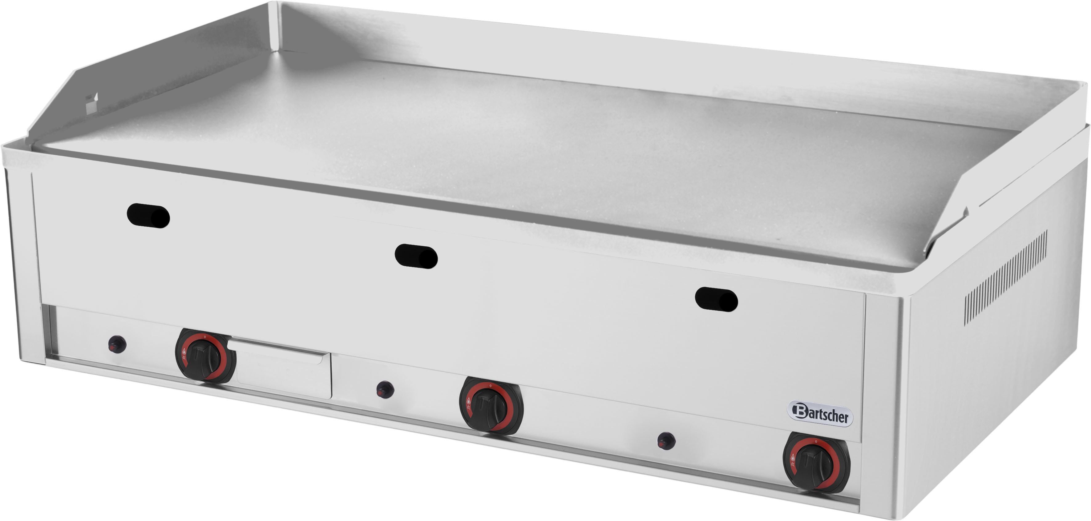 Gas-Griddleplatte 970, Chrom, glatt