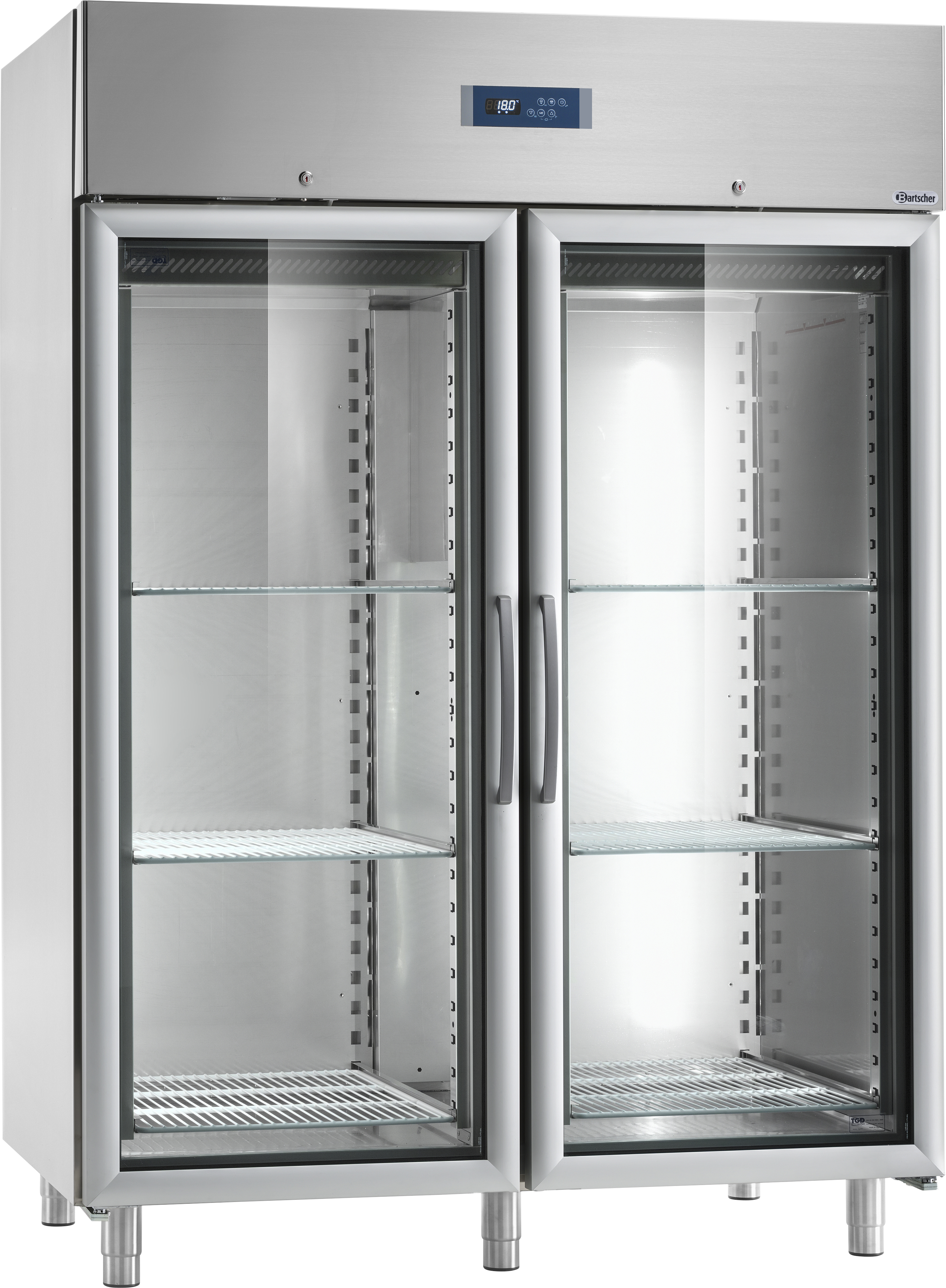 Kühlschrank 1400, mit Glastüre