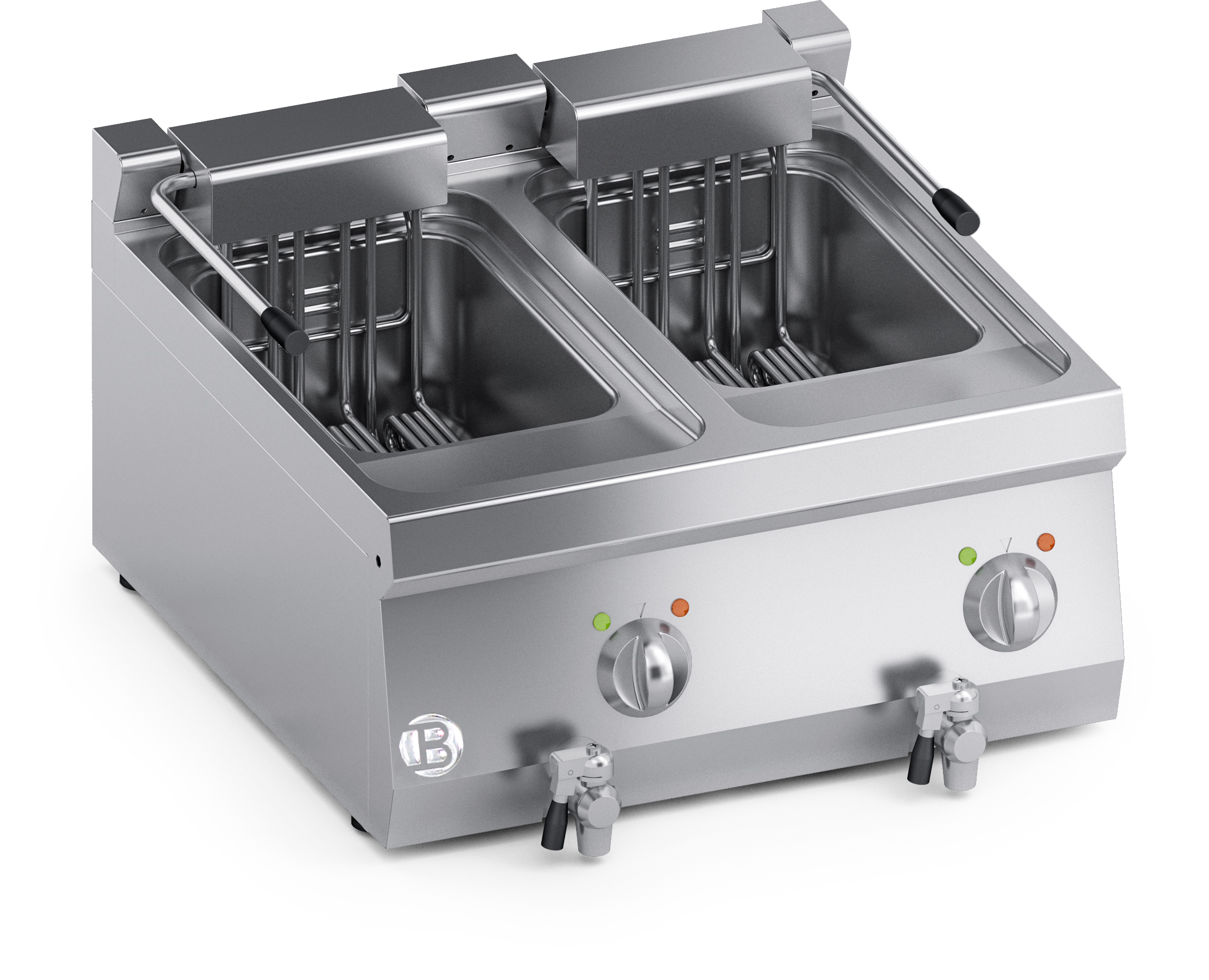 Elektro-Fritteuse 2 Becken à 11 Liter