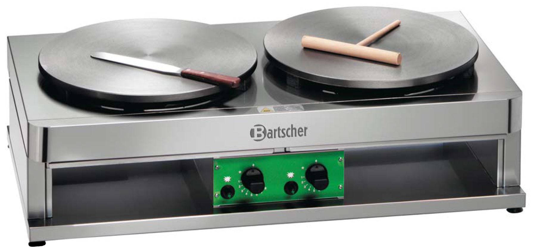 Gas-Crêpegerät doppelt
