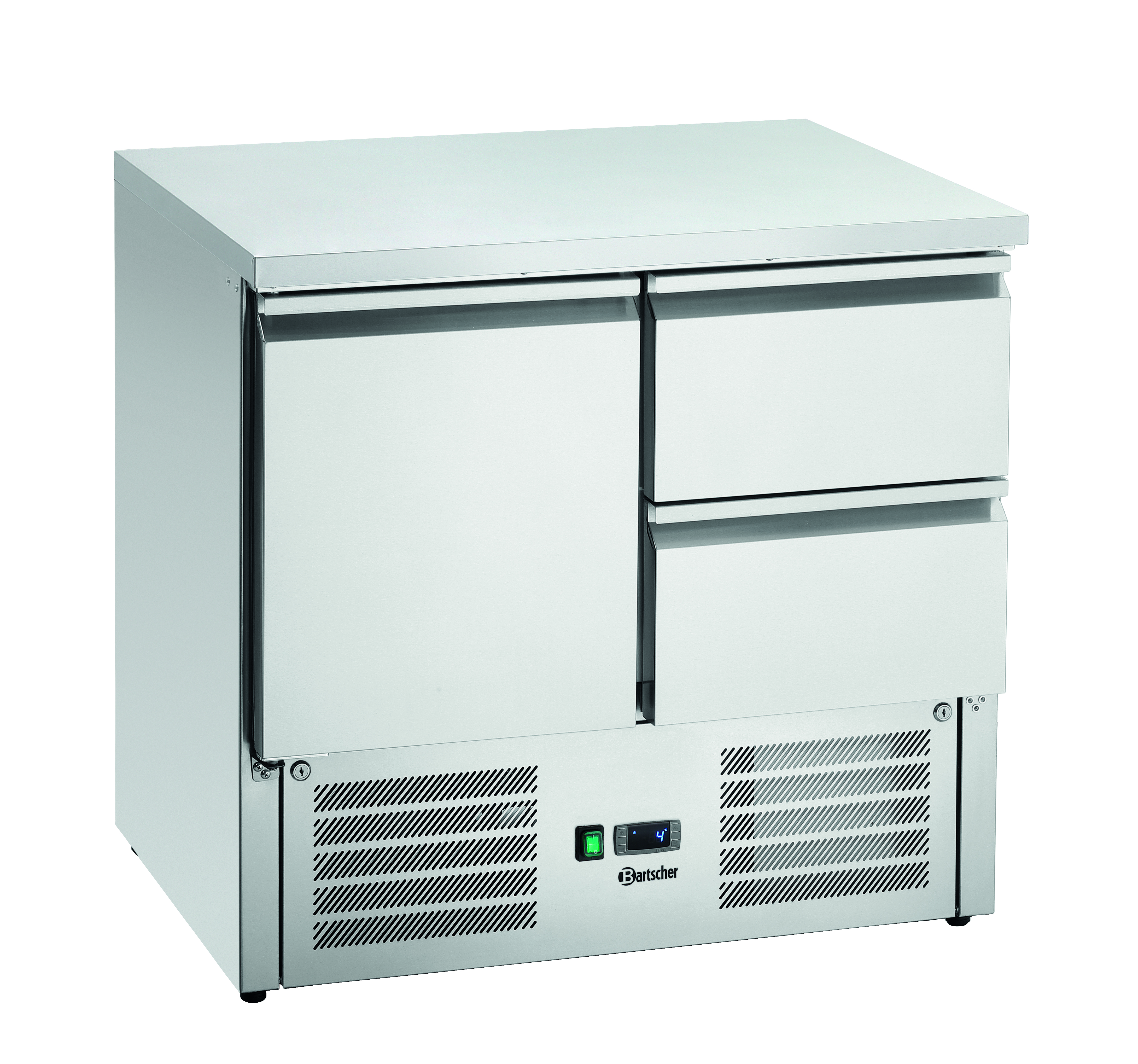 Mini-Kühltisch 900T1S2, 1 Tür, 2 Schubl.