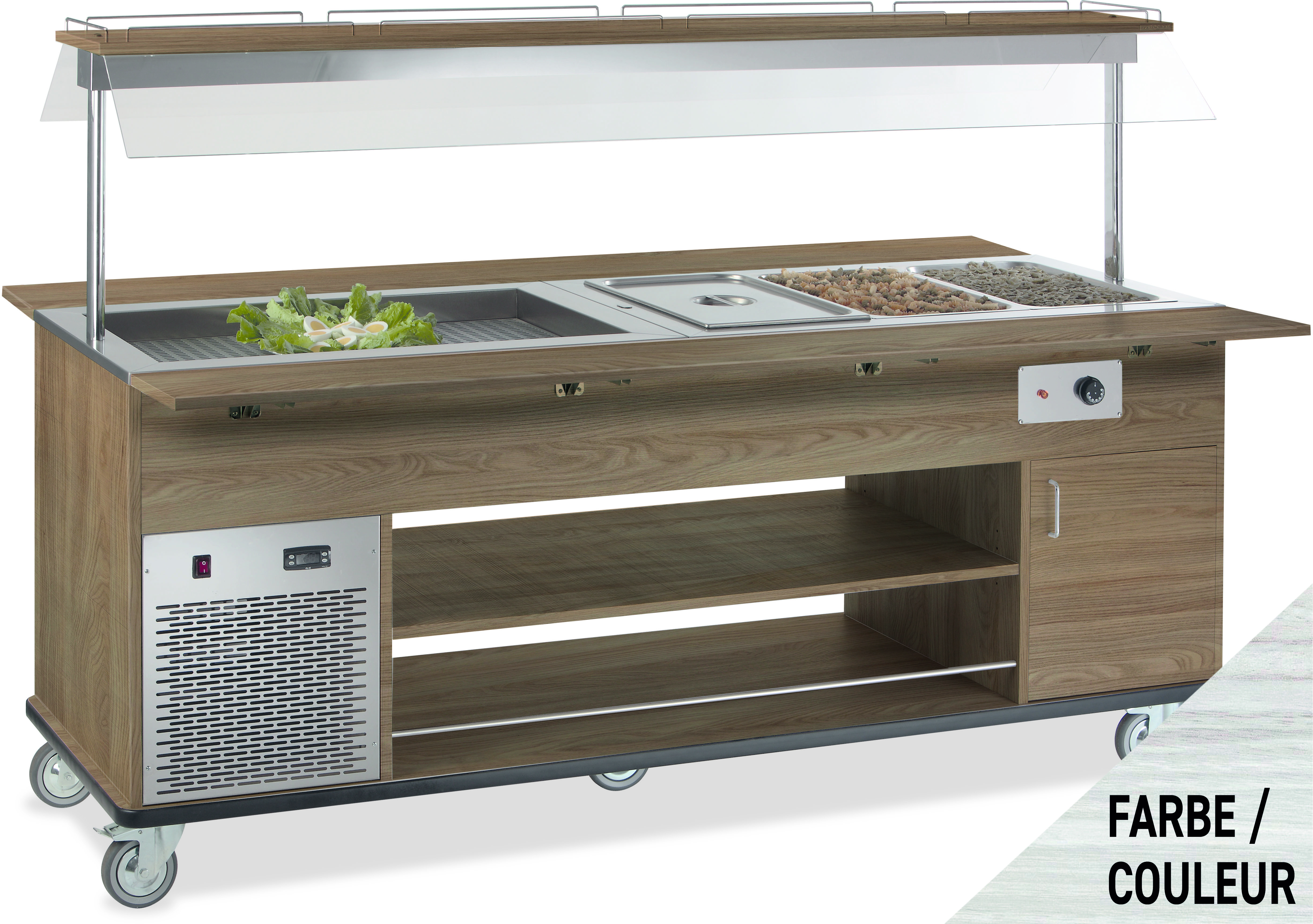 Buffetwagen Kombi 2084, weisser Sand