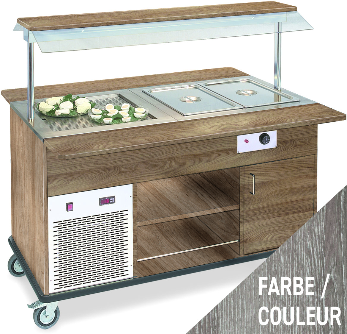 Buffetwagen Kombi 1434, Grau