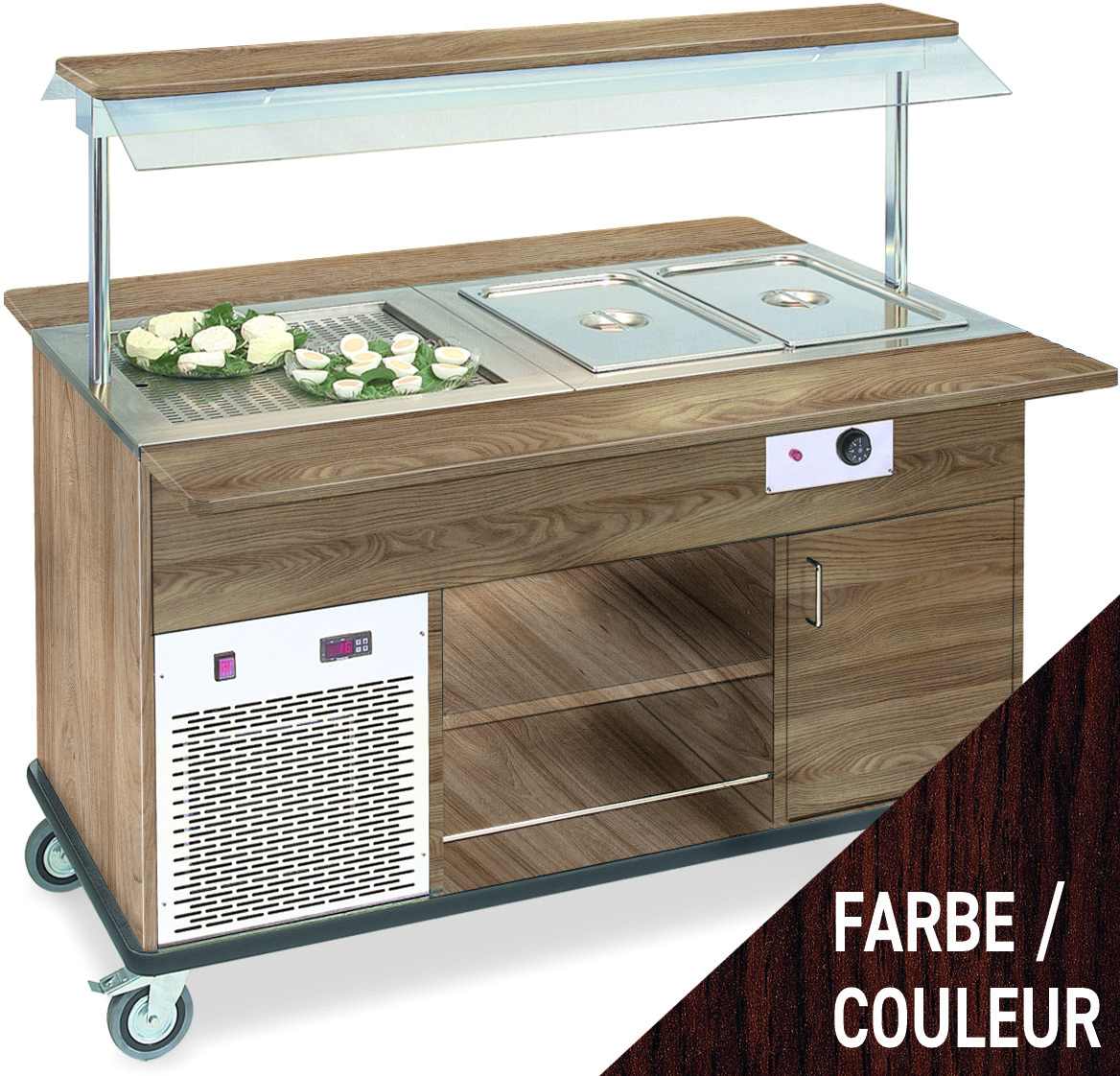Buffetwagen Kombi 1434, Wenge