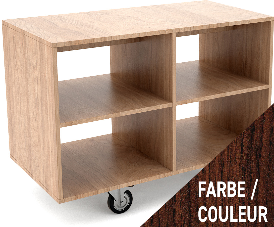 Beistell-Möbel schmal zu Buffet, Wenge