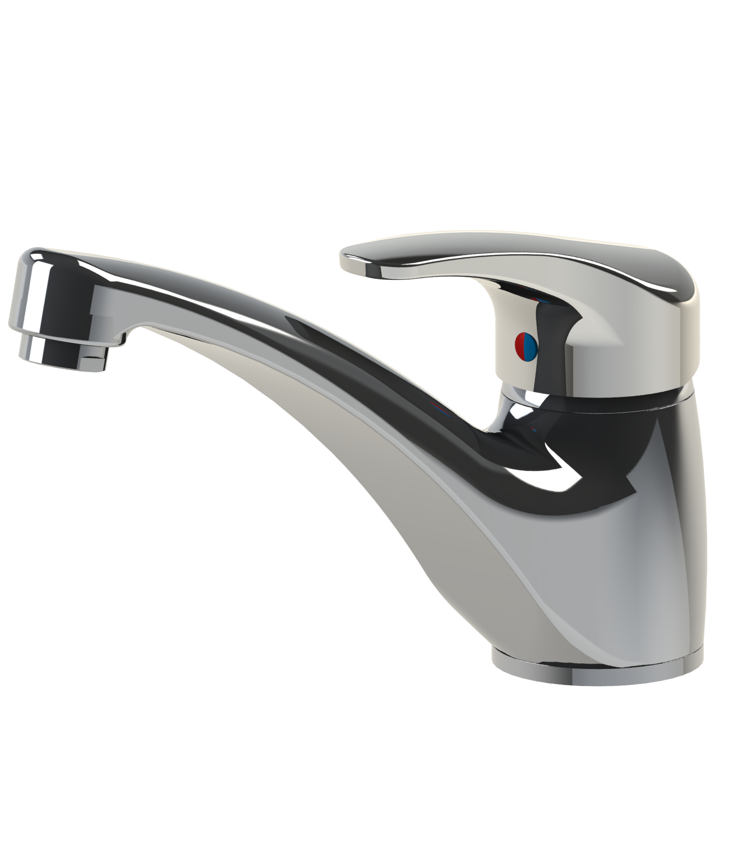 Hebelmischer für Handwaschbecken 1/2'