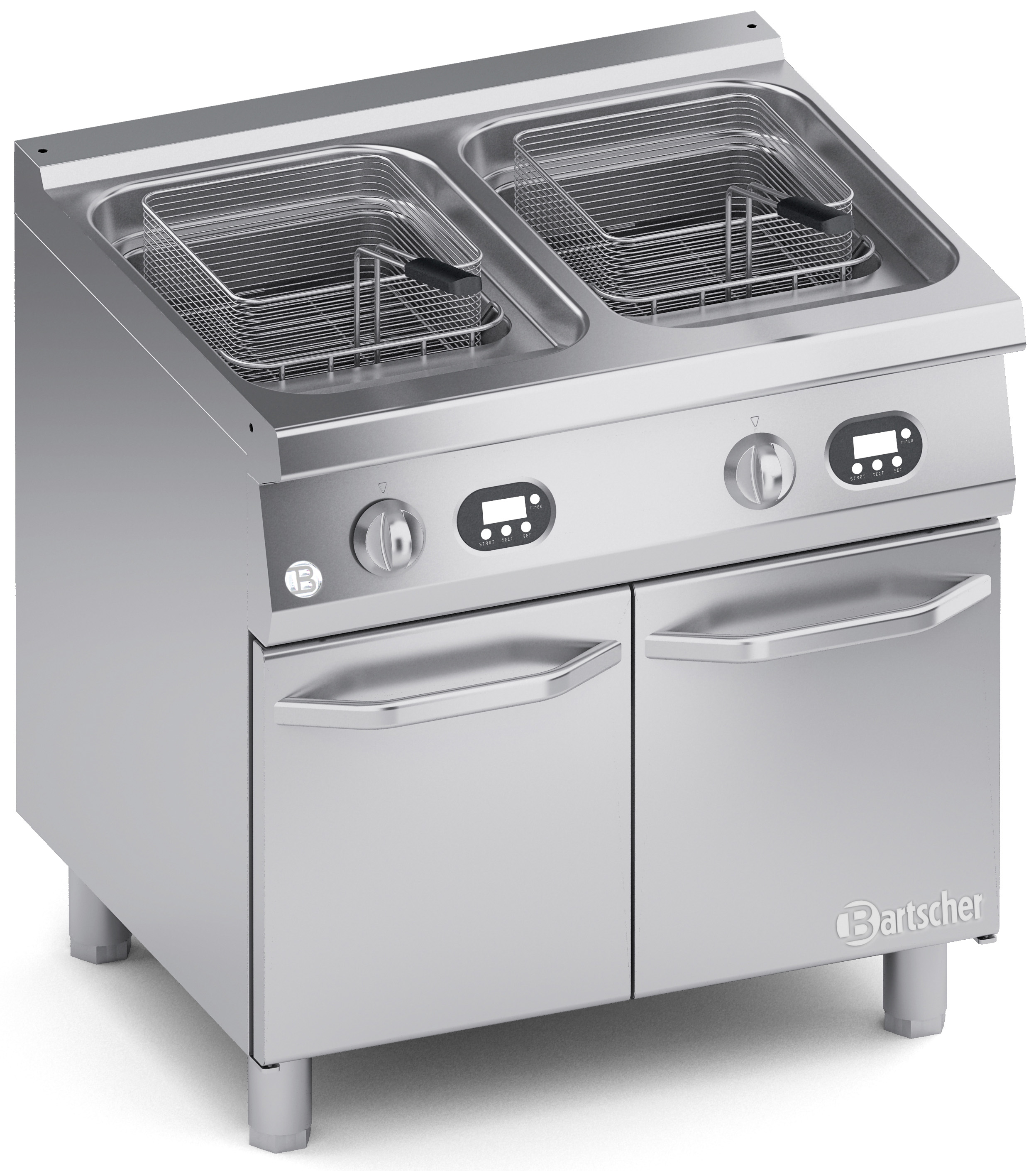 Elektro-Standfritteuse Melting 2 x 15 L