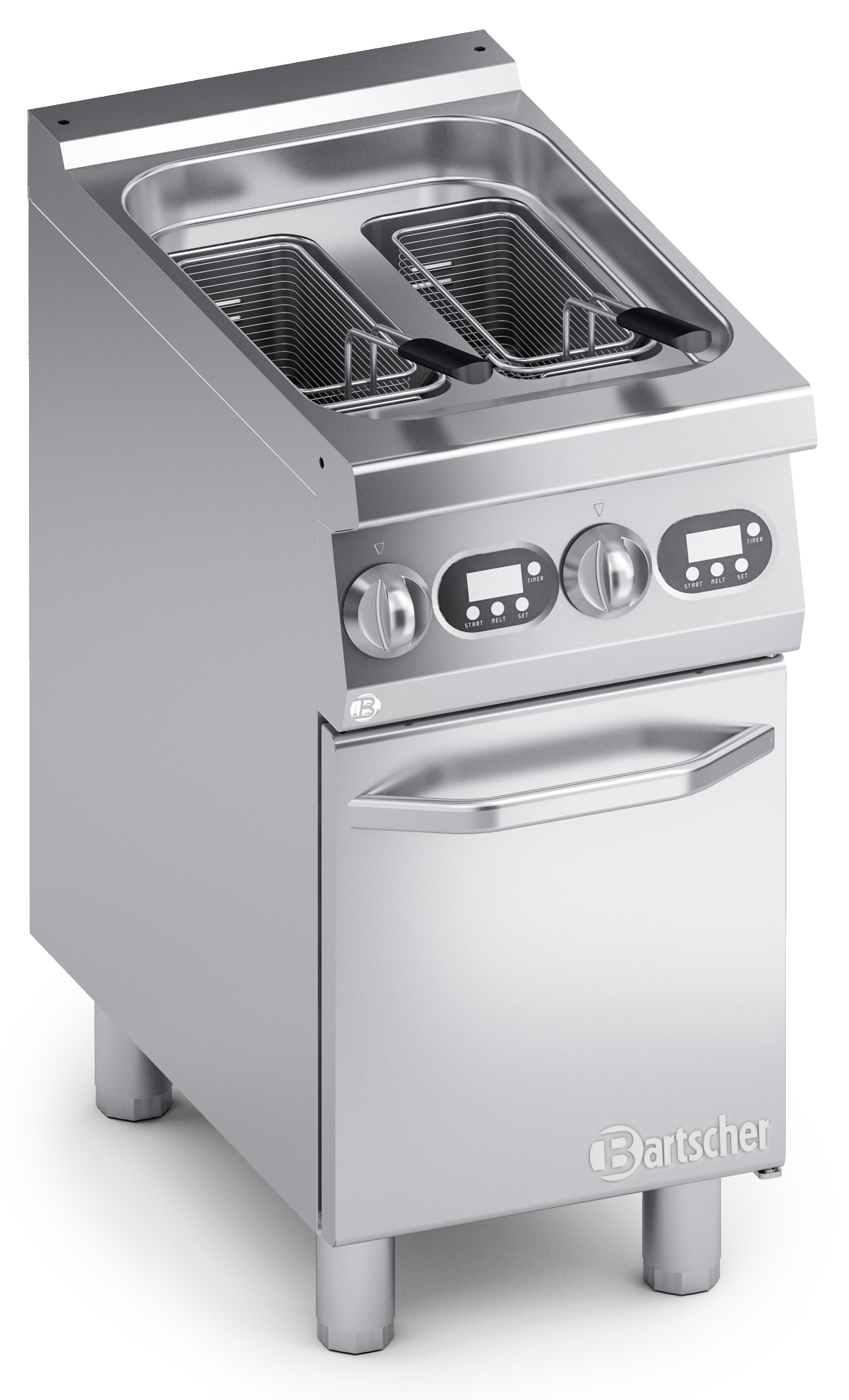 Elektro-Standfritteuse Melting 2 x 9 L