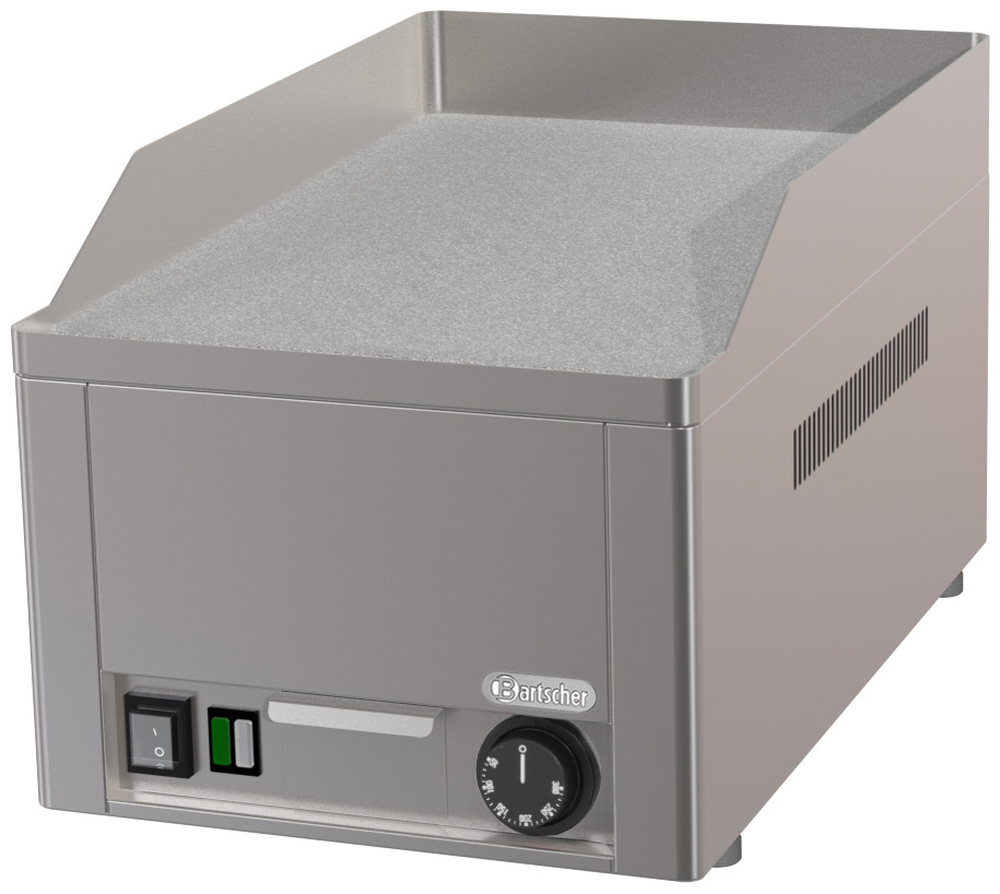 Elektro-Griddleplatte 320, Chrom, glatt