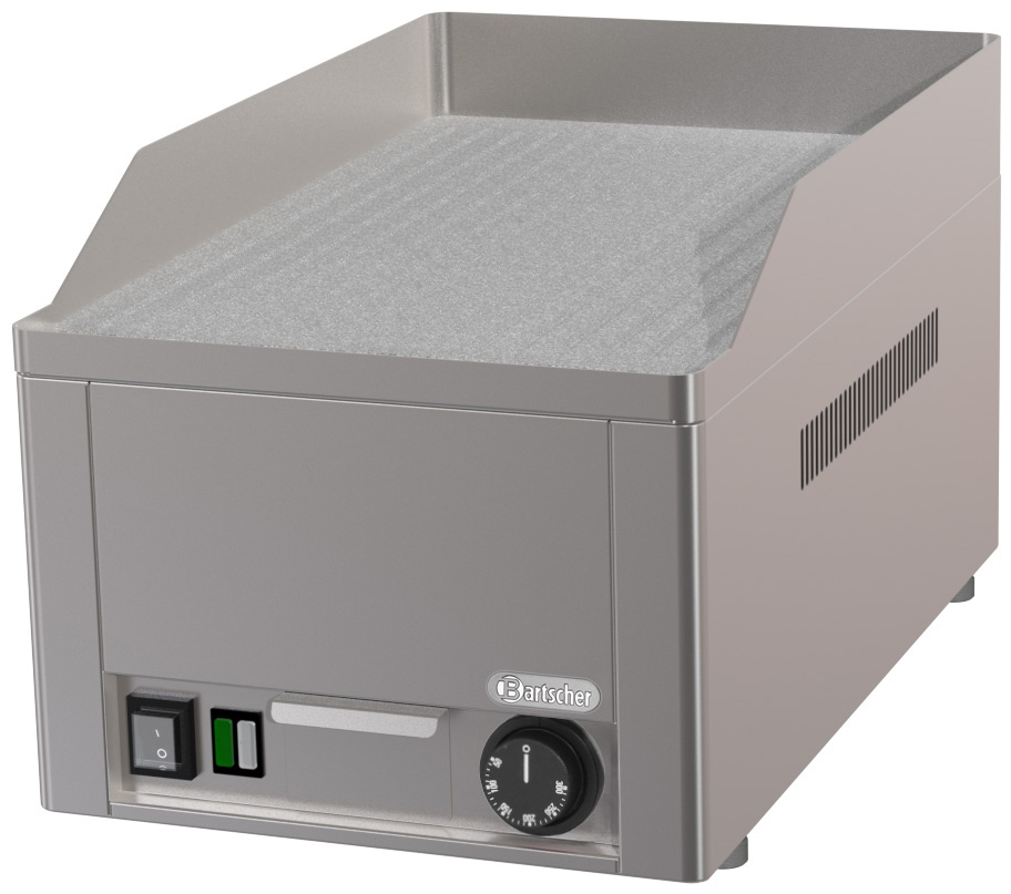Elektro-Griddleplatte 320, Chrom gerillt