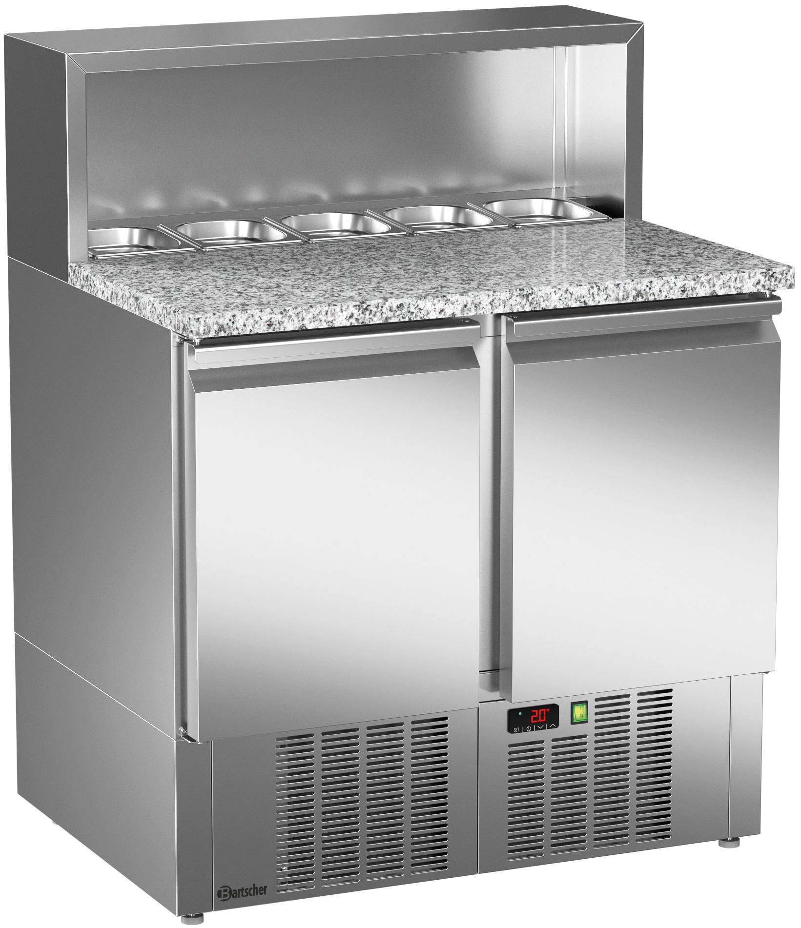 Pizza-Saladette 900, 2 Türen