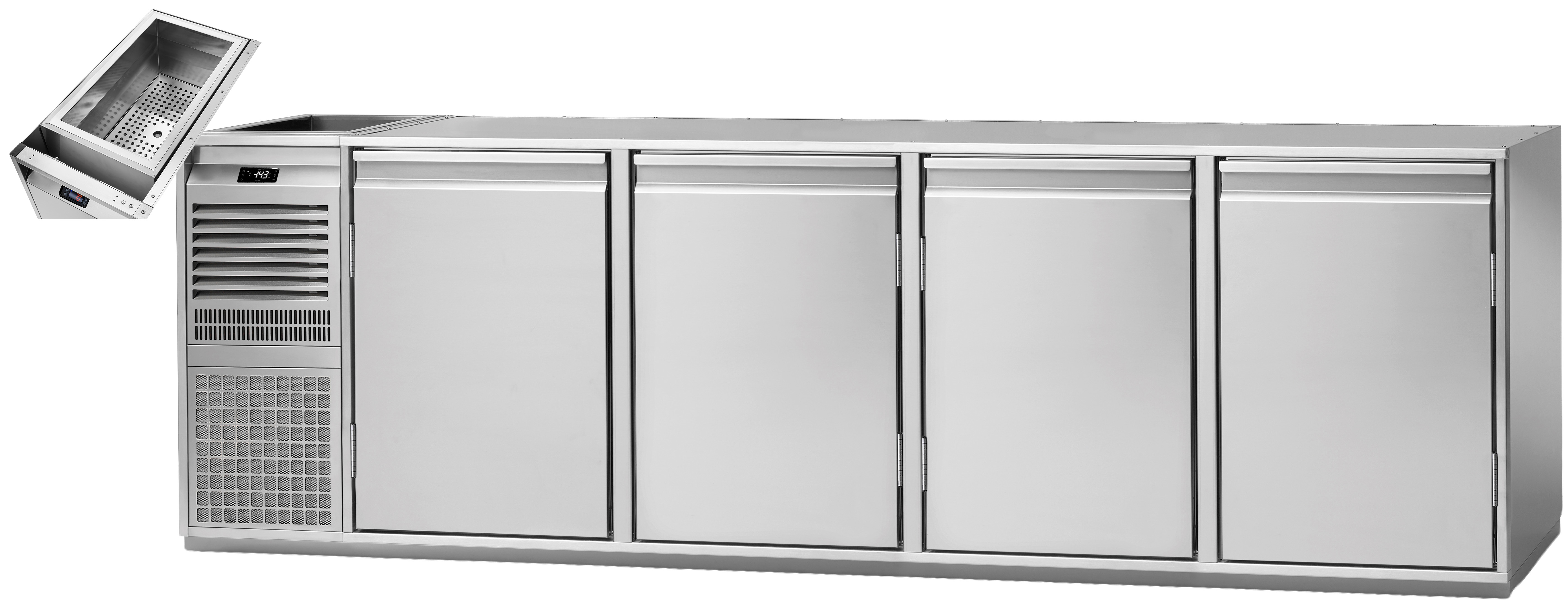 Barkühlunterbau FKW, T580, 4T, EK, links