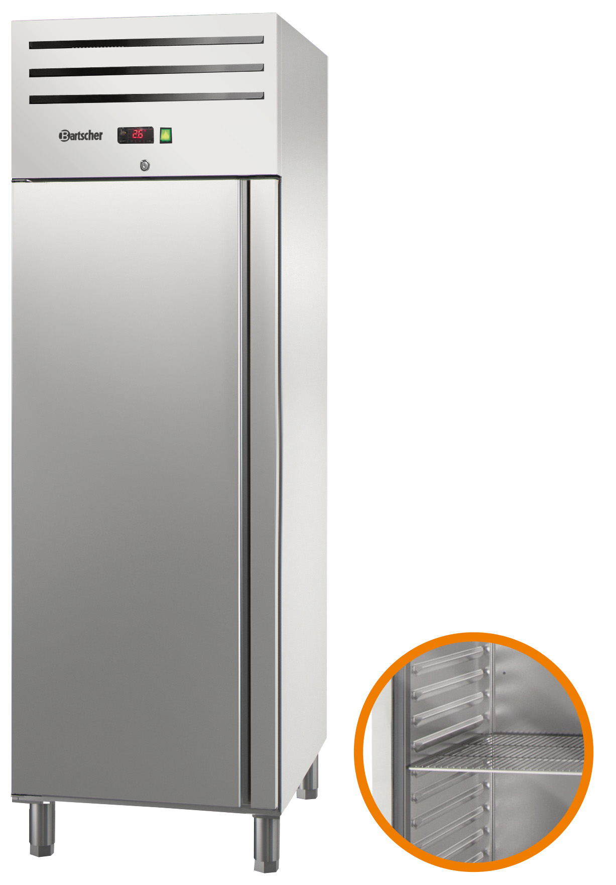 Kühlschrank Slim 700, links